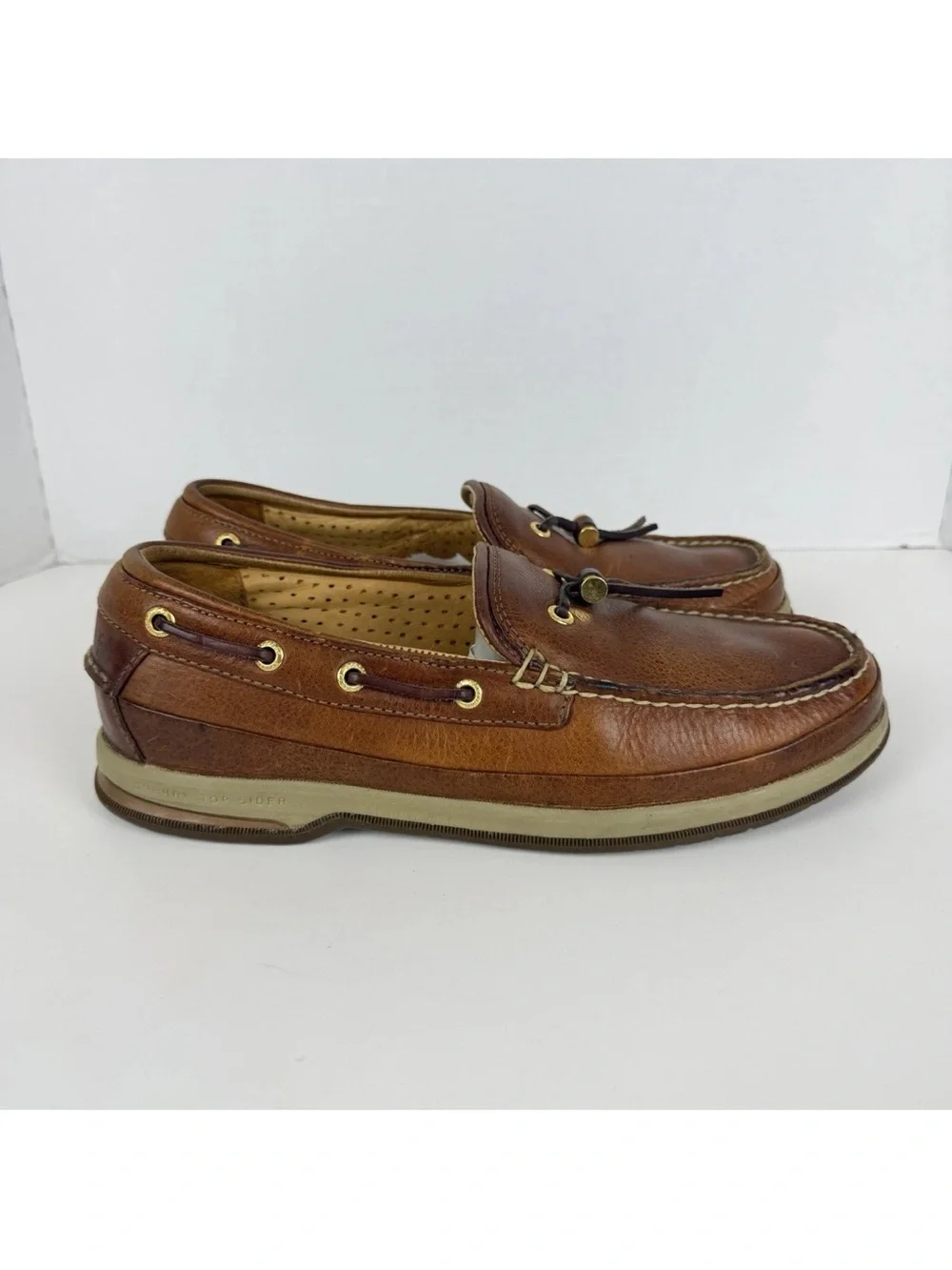 Sperry Gold Cup Authentic Original 2-Eye Mens Size 9.5 Boat Shoes- No In Soles